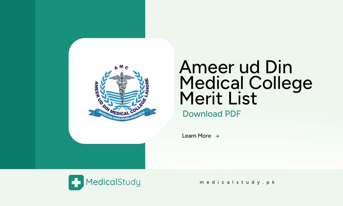 Ameer Ud Din Medical College Merit List Mbbs Bds