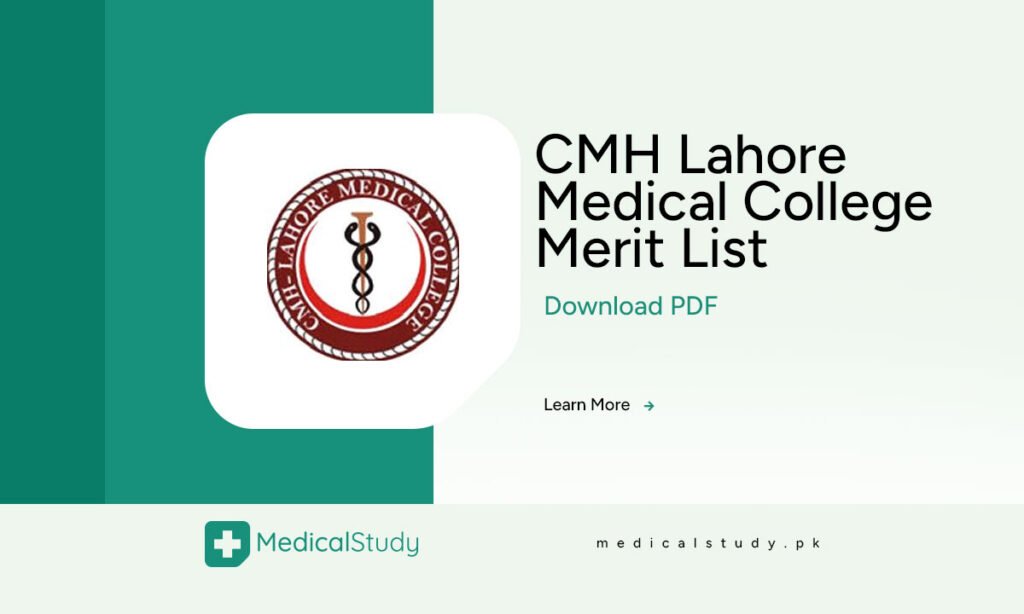 CMH Lahore Medical College Merit List