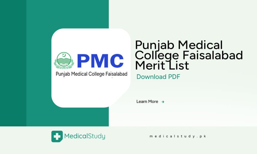 Punjab Medical College Faisalabad Merit List