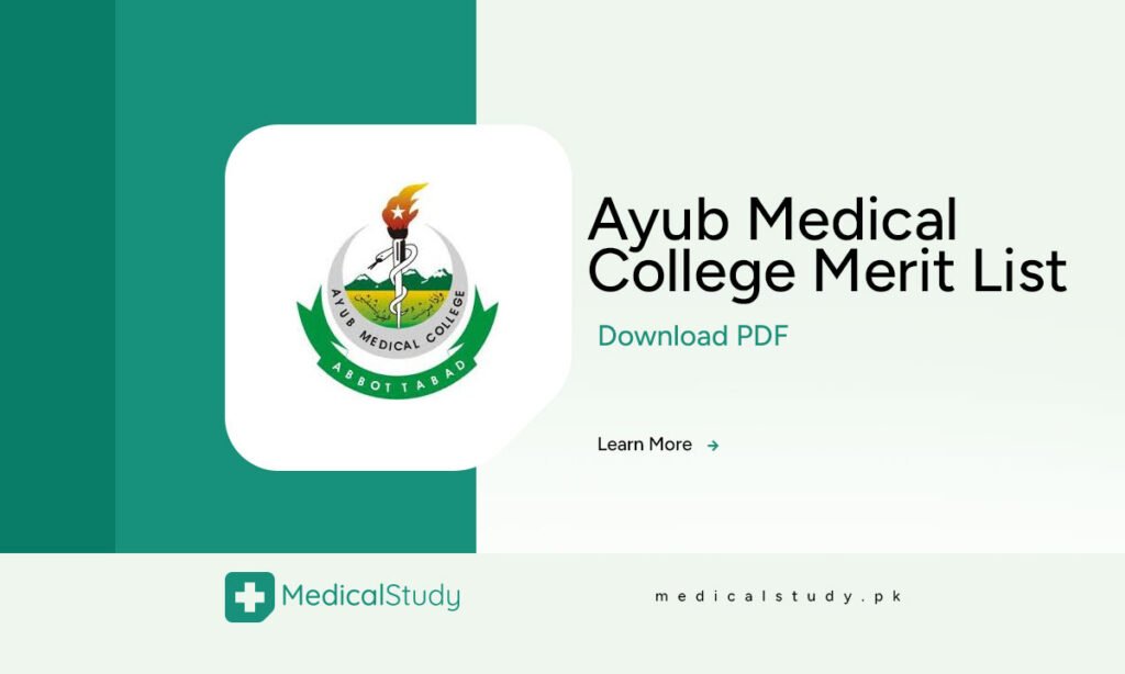 Ayub Medical College Merit List