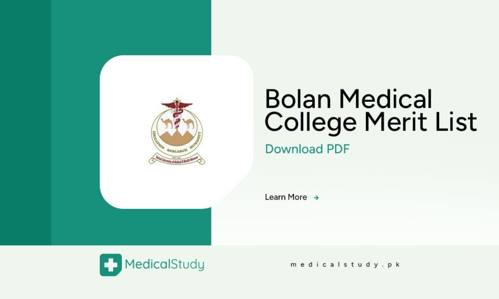 Bolan Medical College Merit List