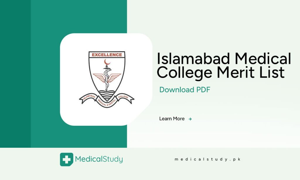 Islamabad Medical College Merit List