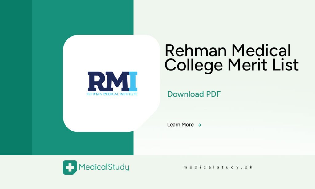 Rehman Medical College Merit List