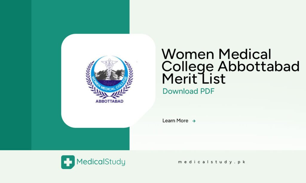 Women Medical College Abbottabad Merit List