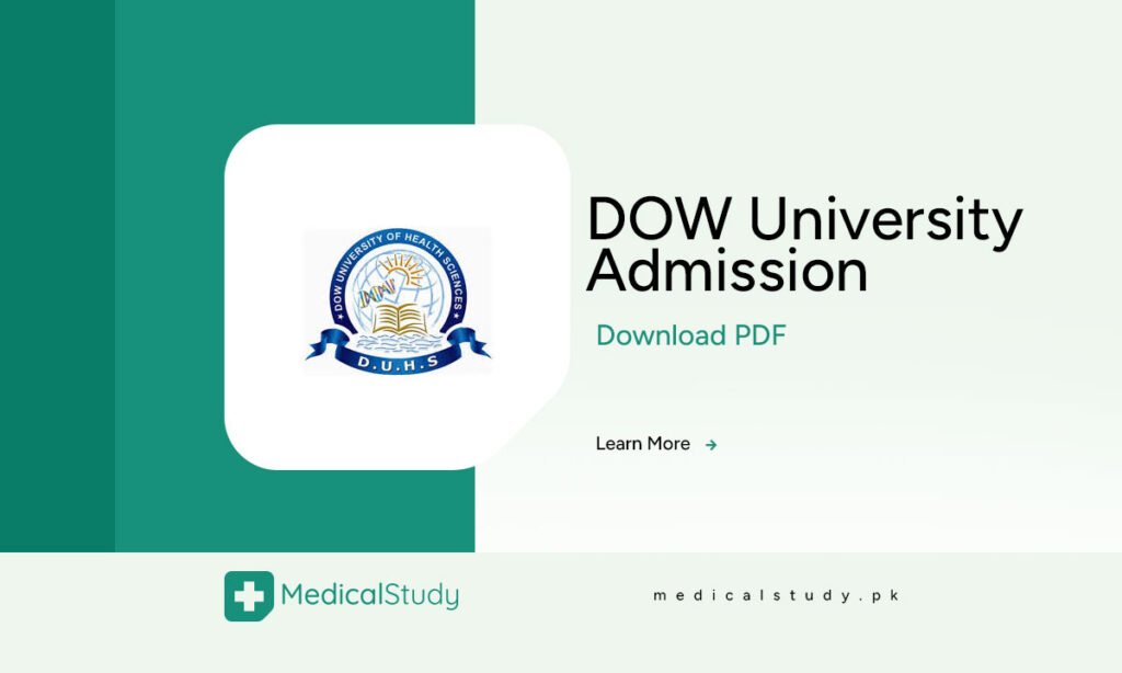 DOW University Admission Last Date