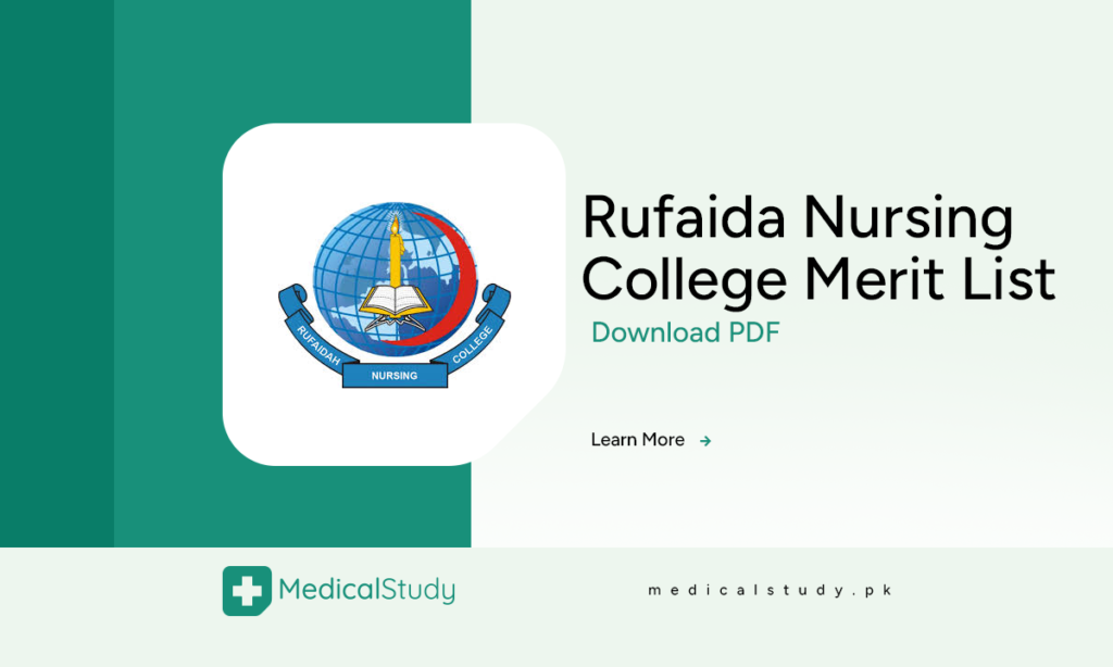 Rufaida Nursing College Merit List